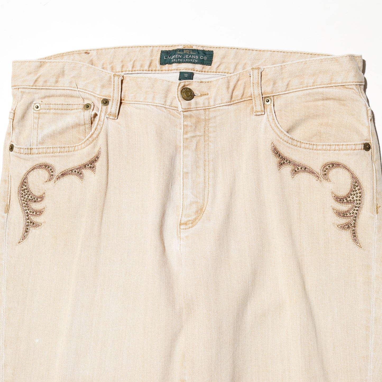 vintage lauren jeans ralph lauren western flare jeans