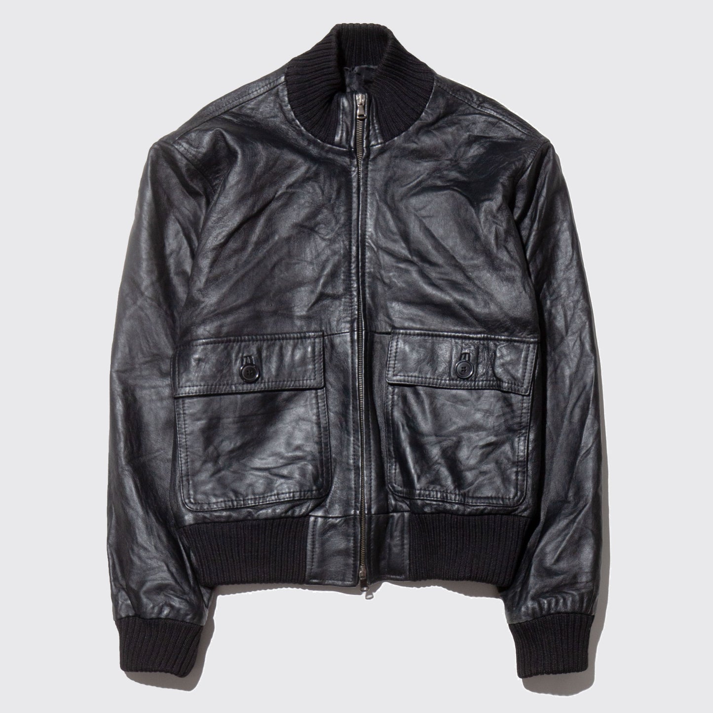 vintage leather tankers jacket