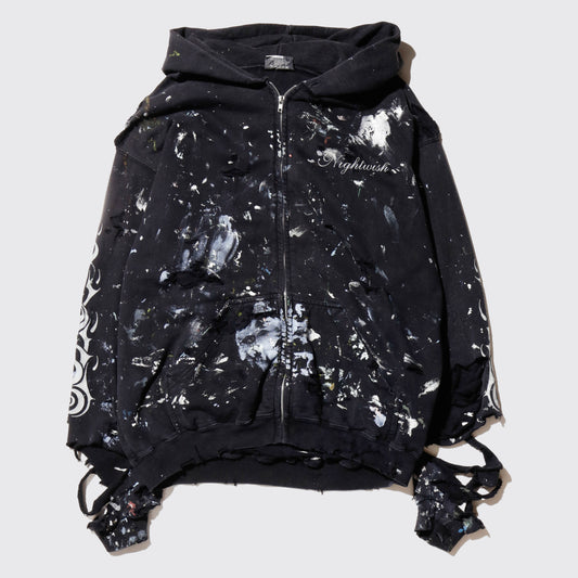 *one-off nightwish splatter broken hoodie