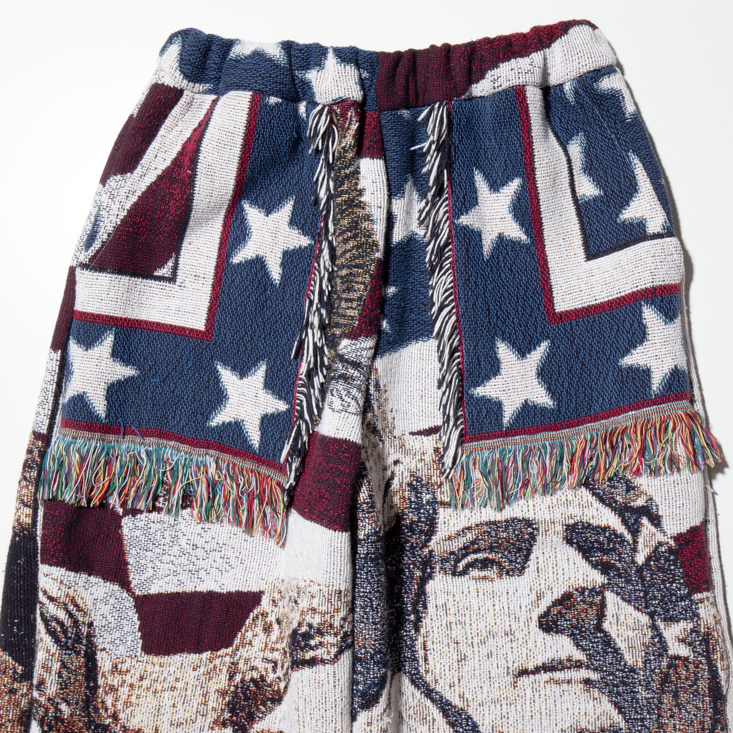 remake rug wide trousers