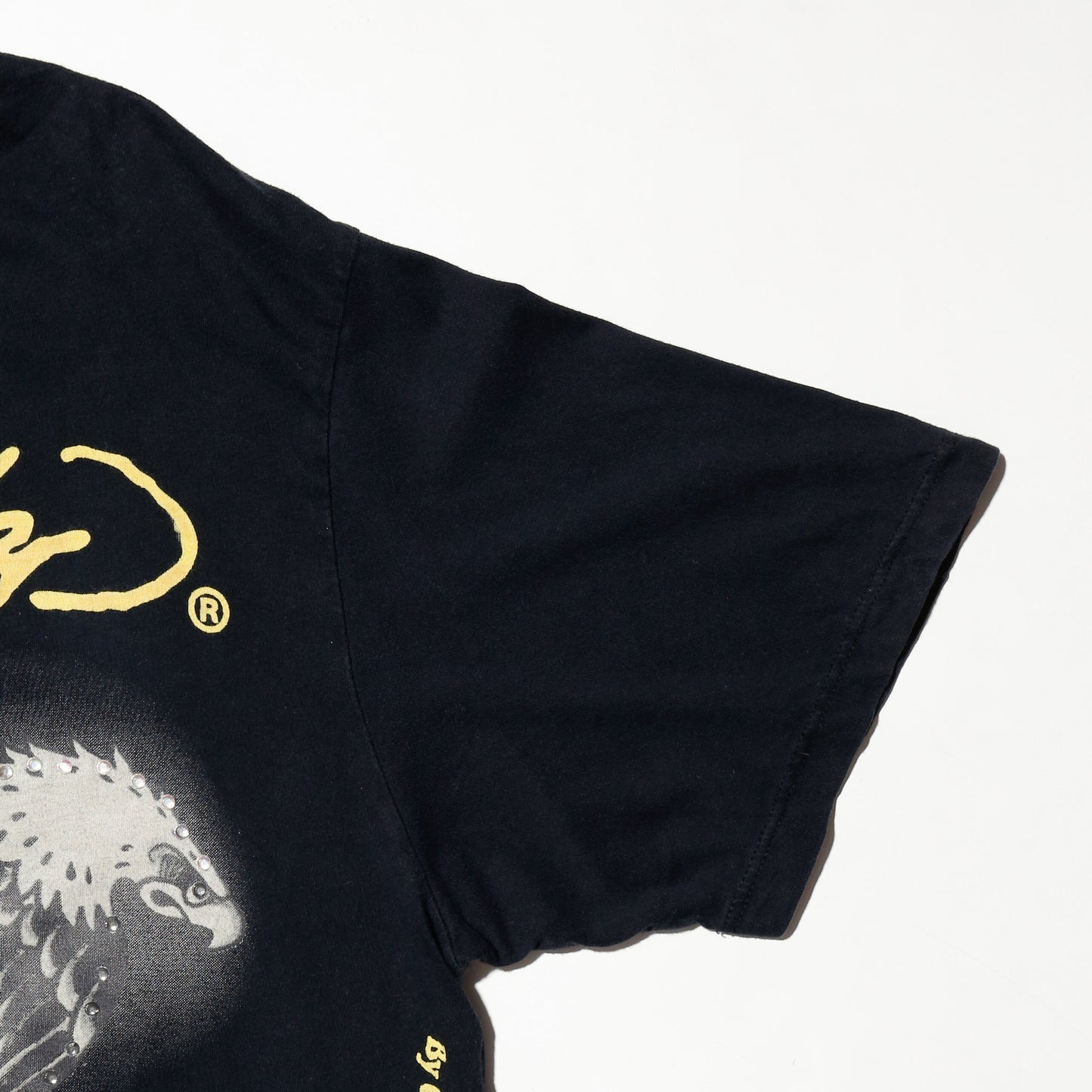 vintage ed hardy rhinestone skull tatoo t-shirt