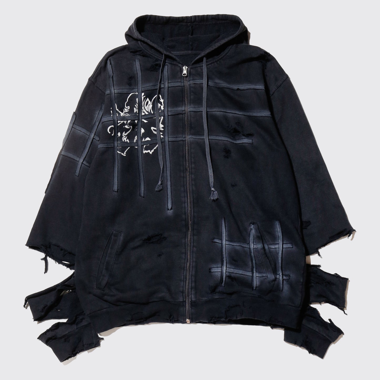 *one-off broken cage hoodie