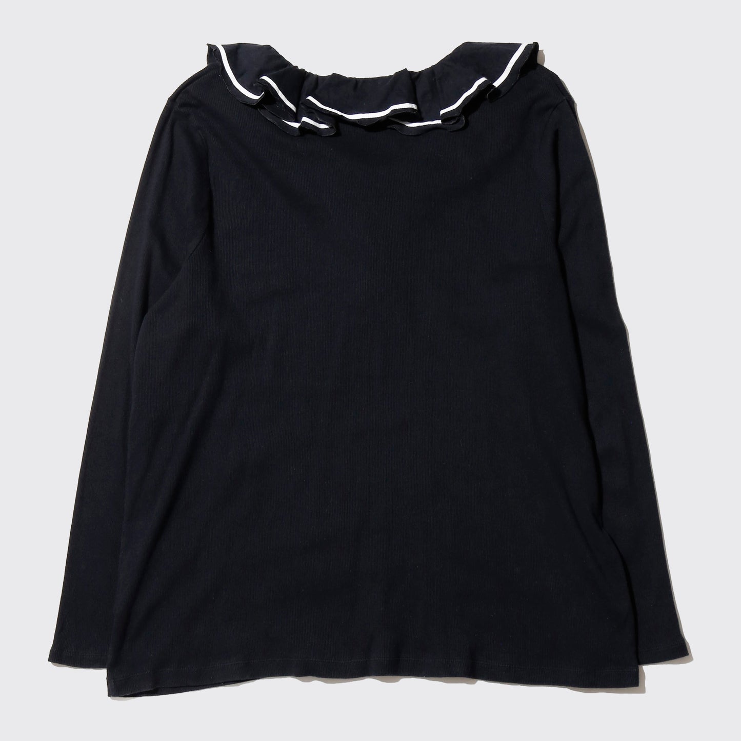 vintage lauren ralph lauren ruffle rib cut sew