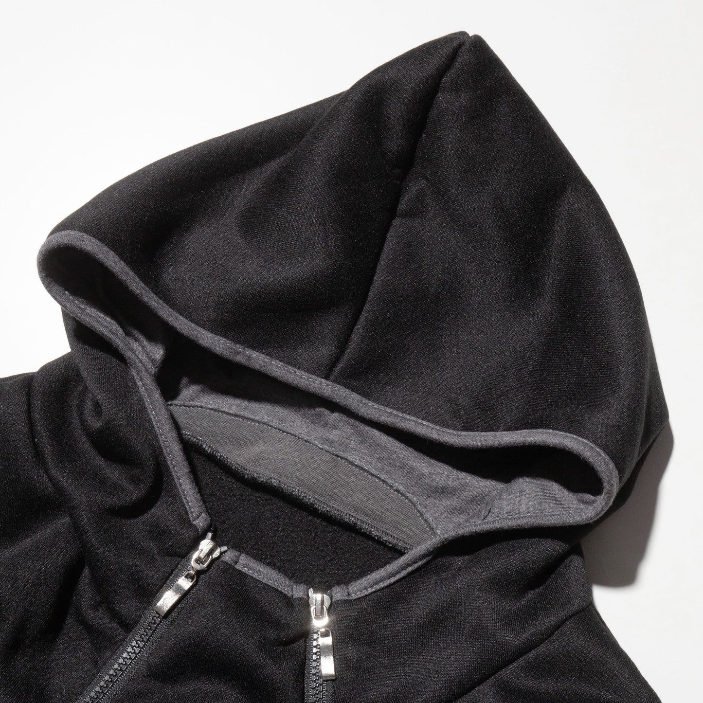 vintage double zip kangaroo hoodie