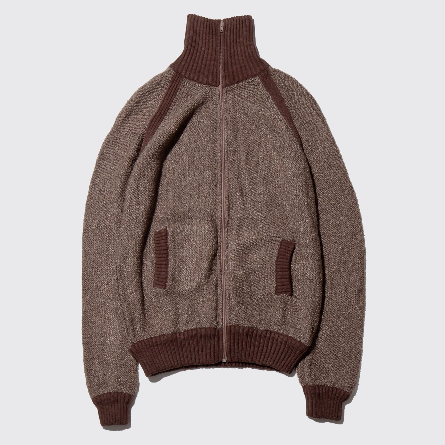 vintage knit track jacket