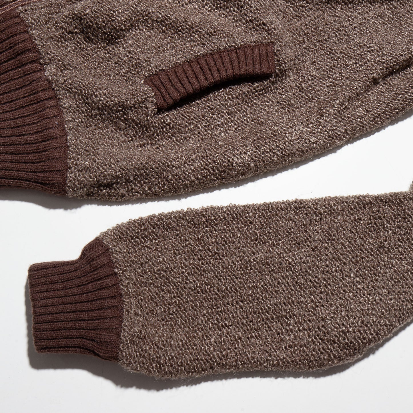 vintage knit track jacket