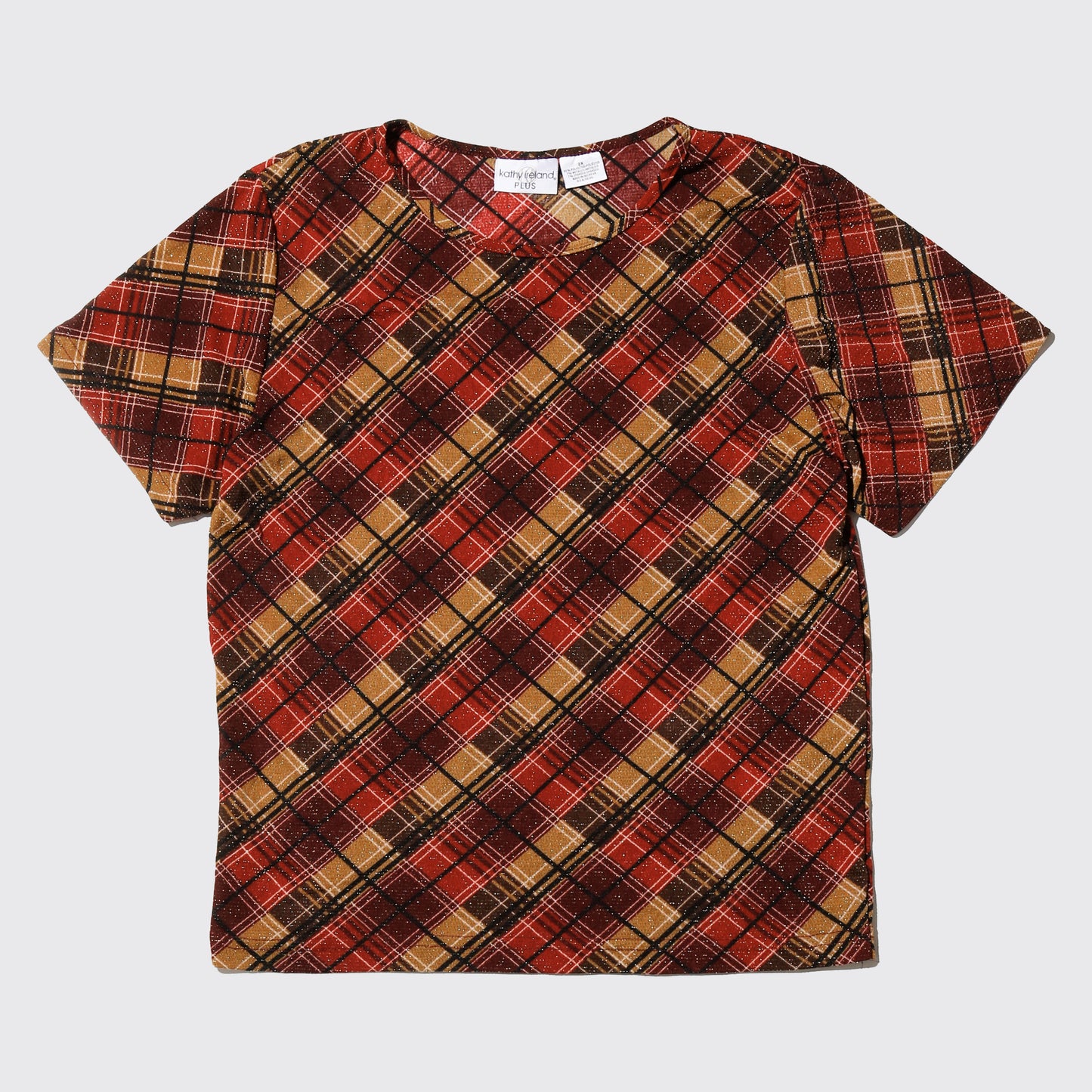 vintage bias lame check h/s