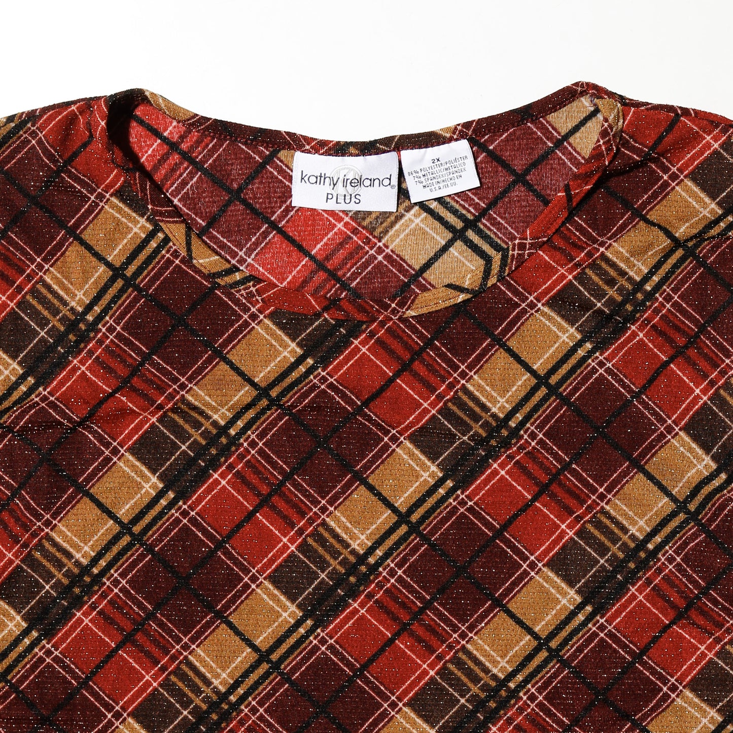 vintage bias lame check h/s