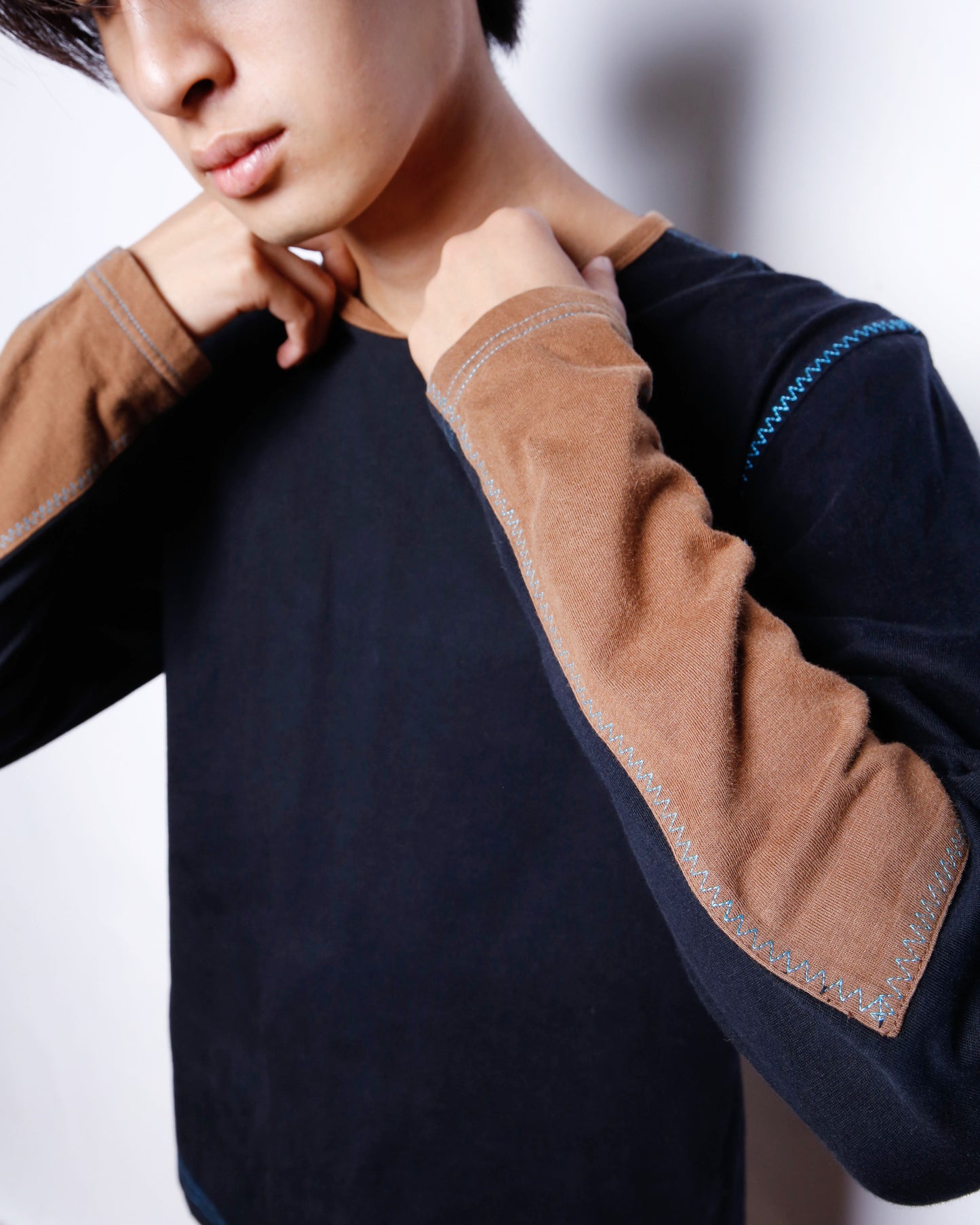 vintage stitched hybrid cut sew