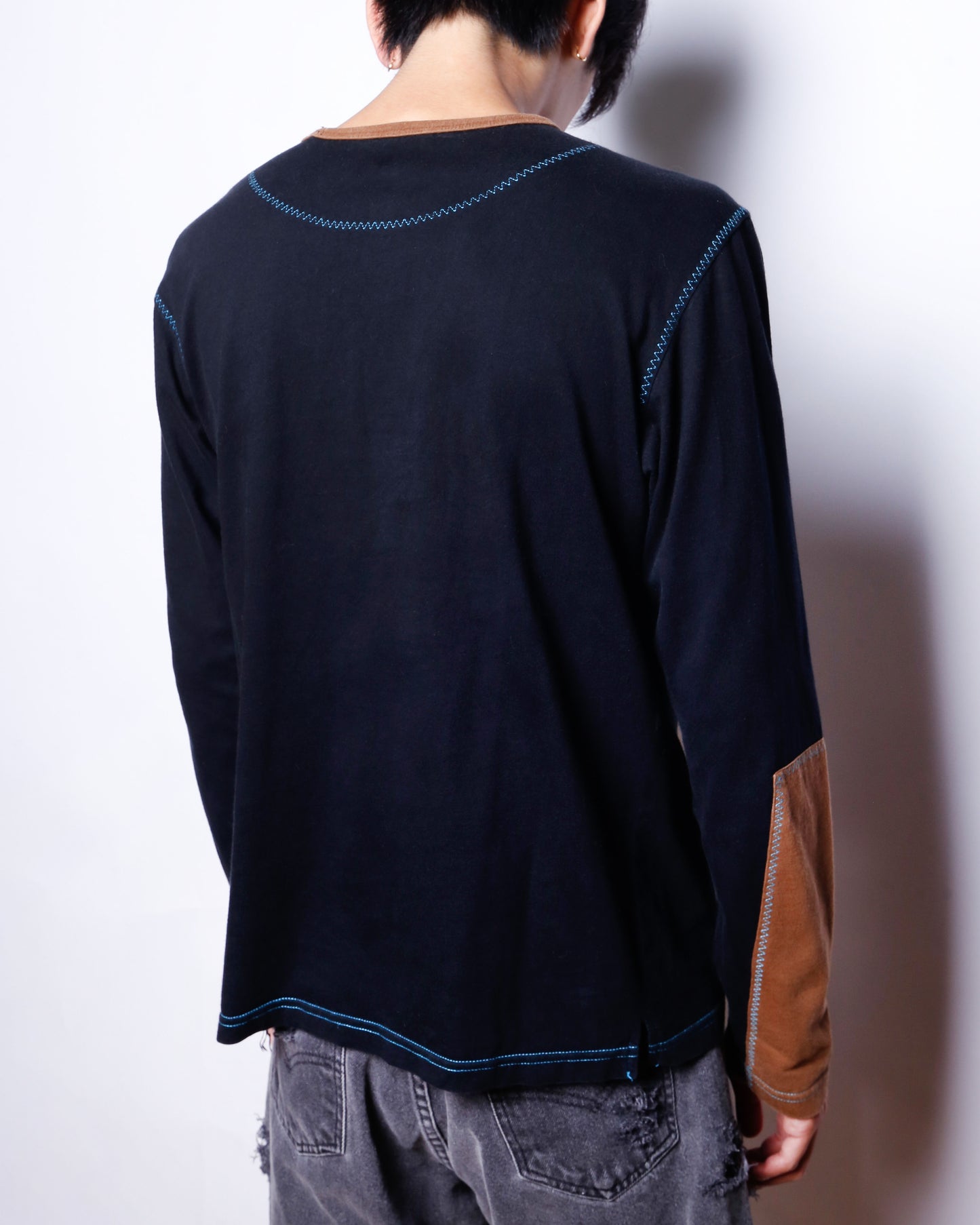 vintage stitched hybrid cut sew