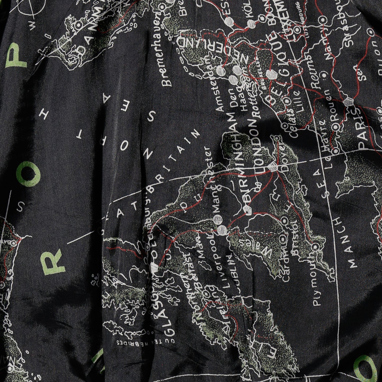 vintage 80's leather bomber jacket