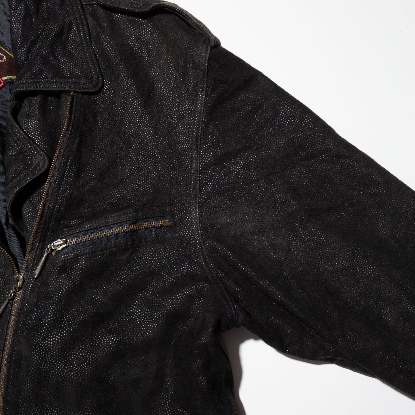 vintage riders leather coat