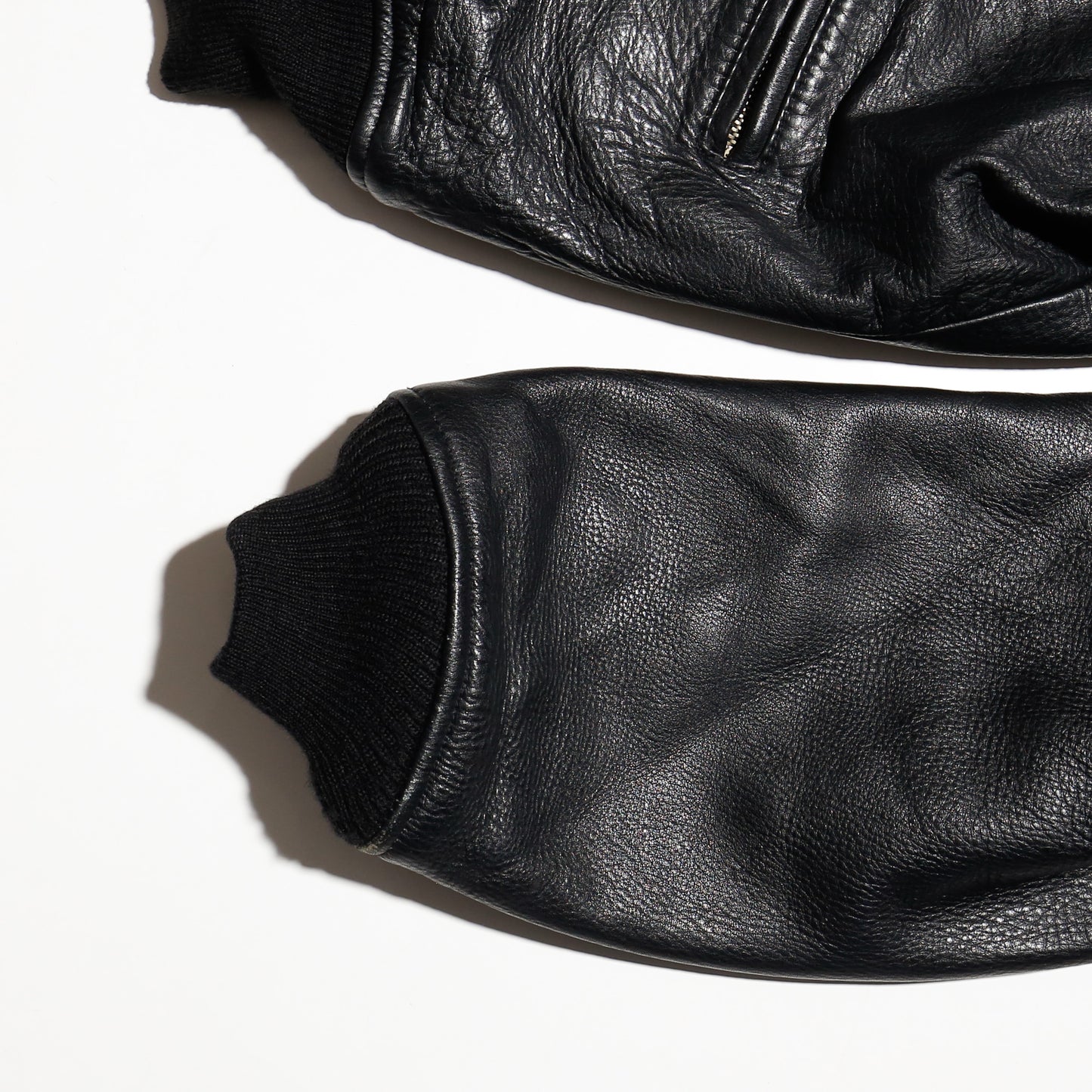 vintage 80's leather bomber jacket