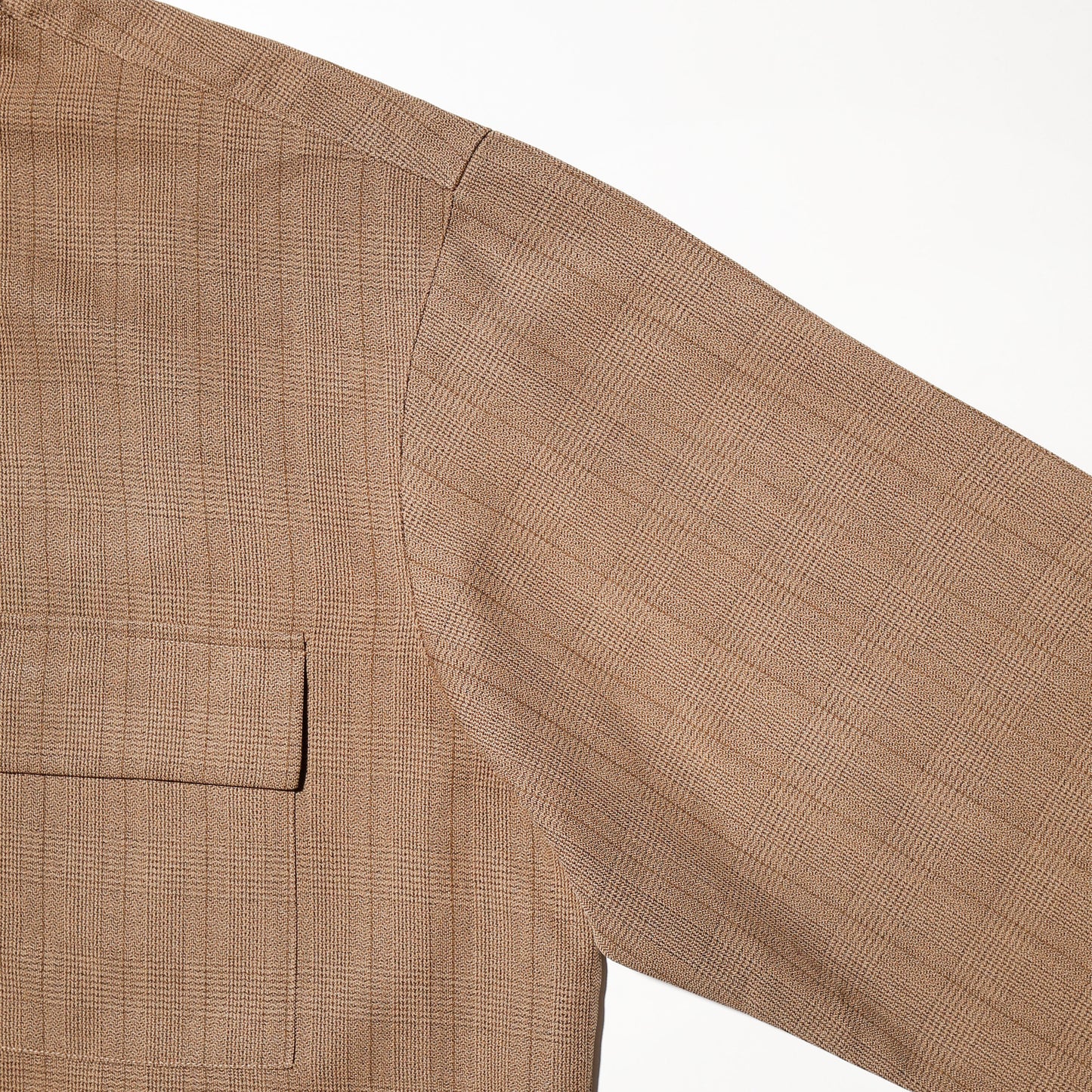 *one-off cropped check bowtie shirt