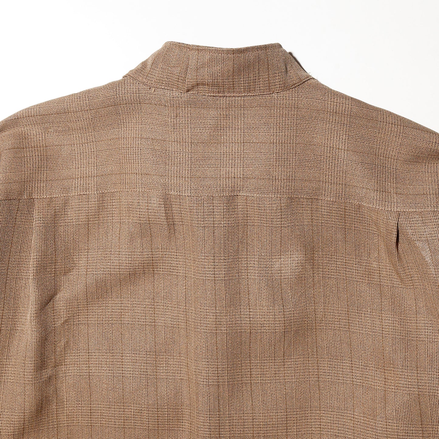 *one-off cropped check bowtie shirt