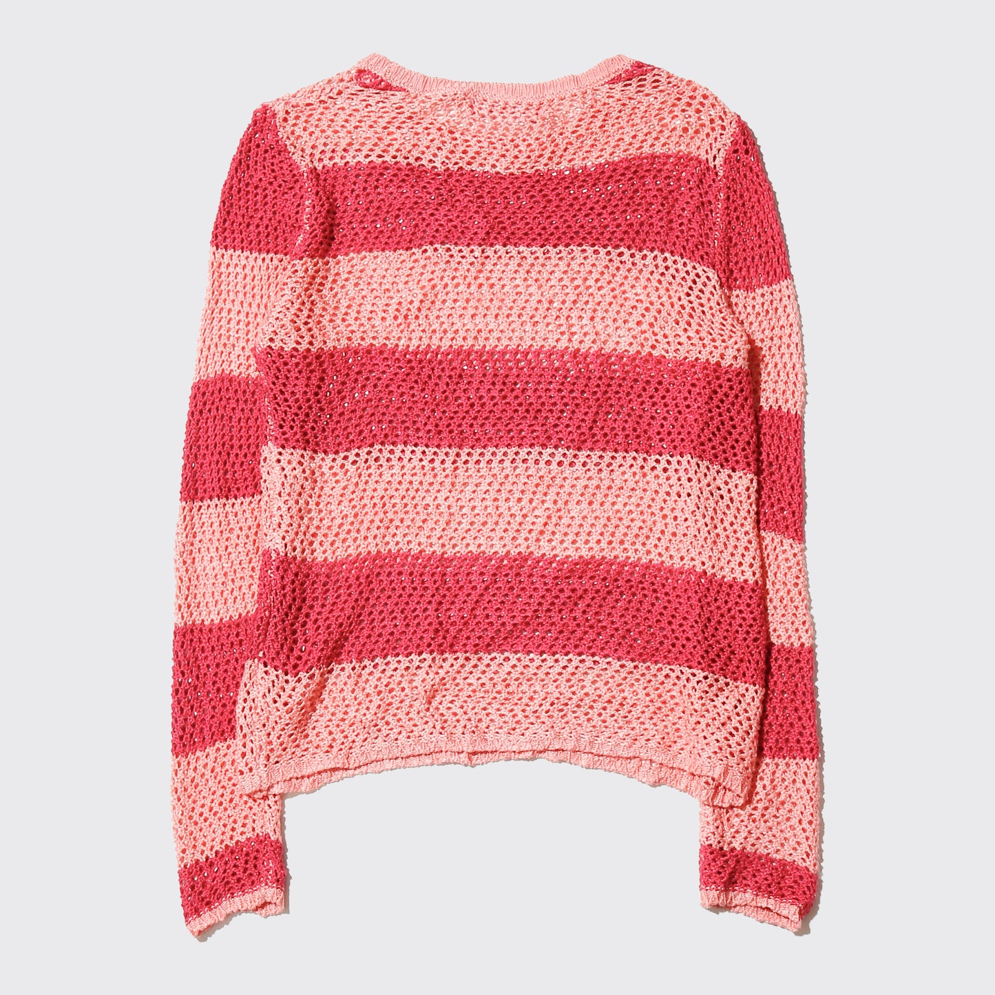 vintage guess border fish net cut sew