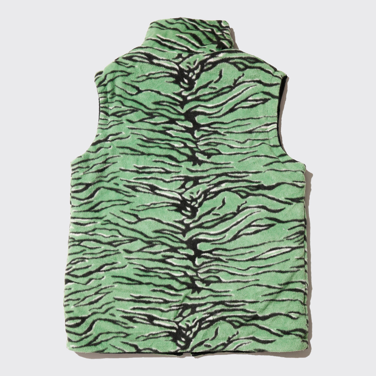 vintage reversible tiger fleece vest