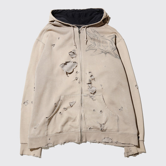 *one-off harley davidson broken hoodie