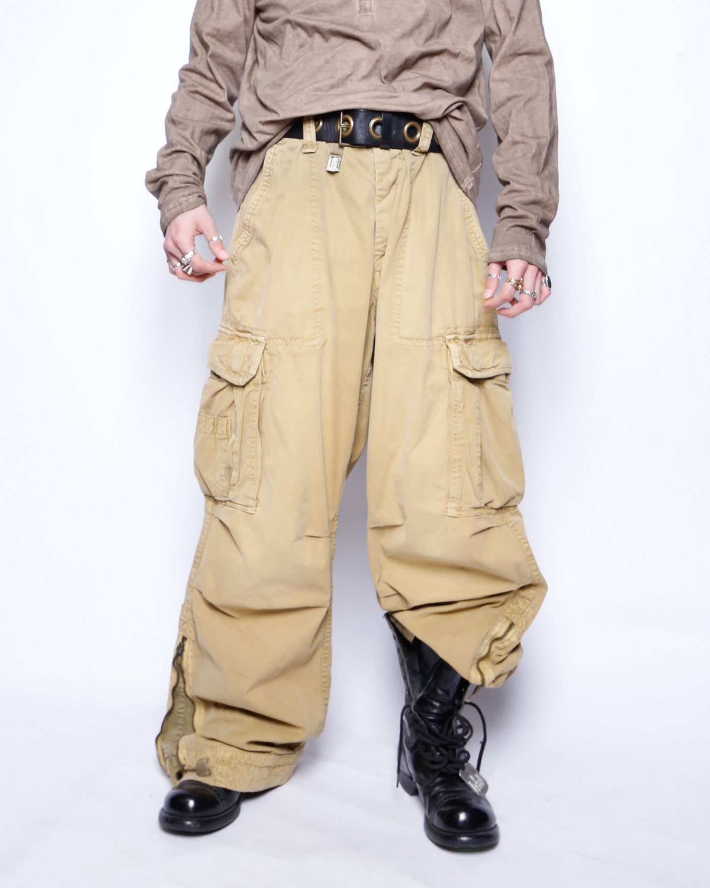 vintage 00's utility cargo trousers