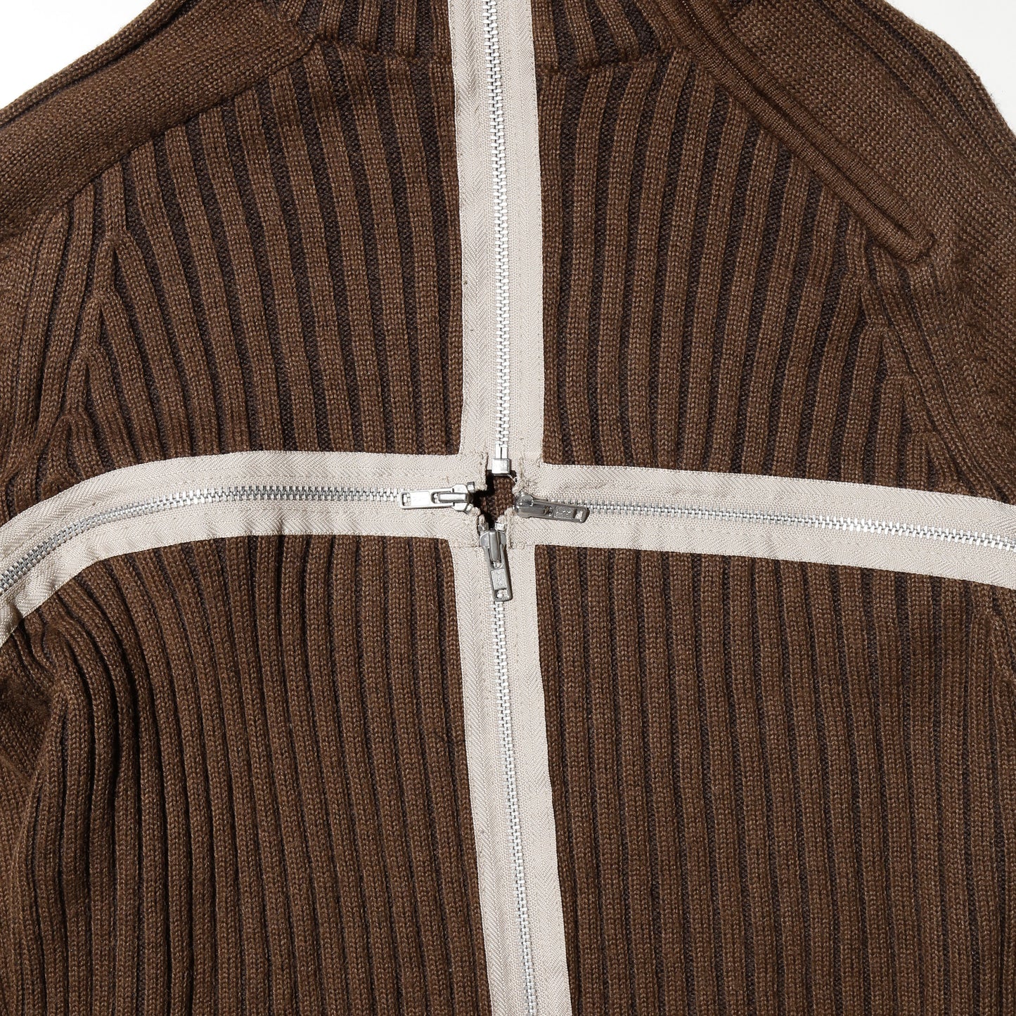 *One-off cross zip sweater