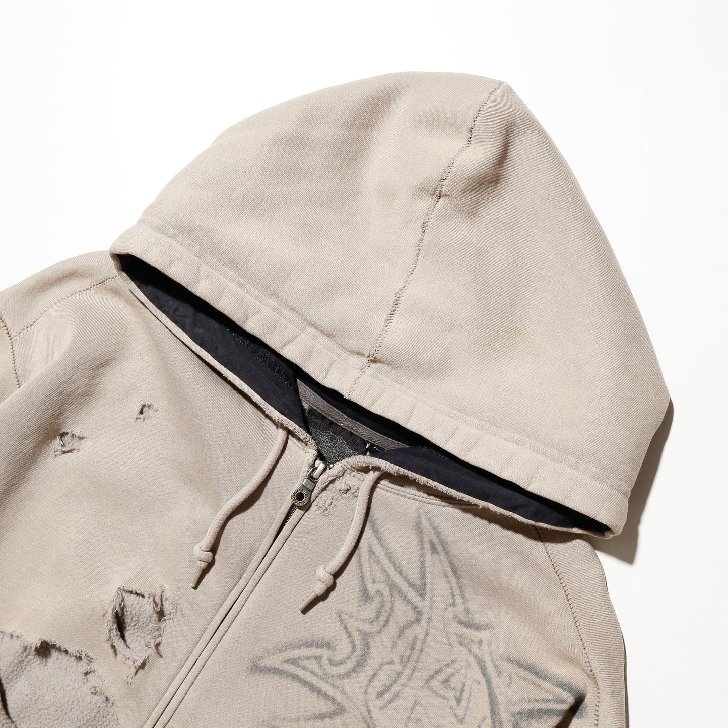 *one-off harley davidson broken hoodie
