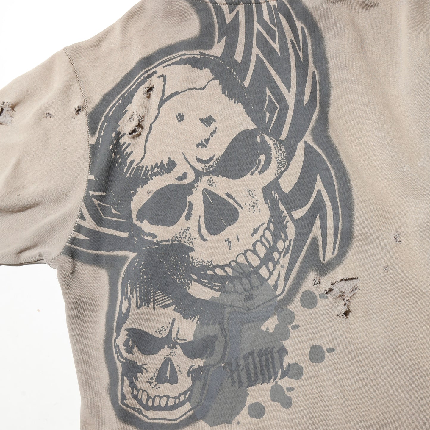 *one-off harley davidson broken hoodie