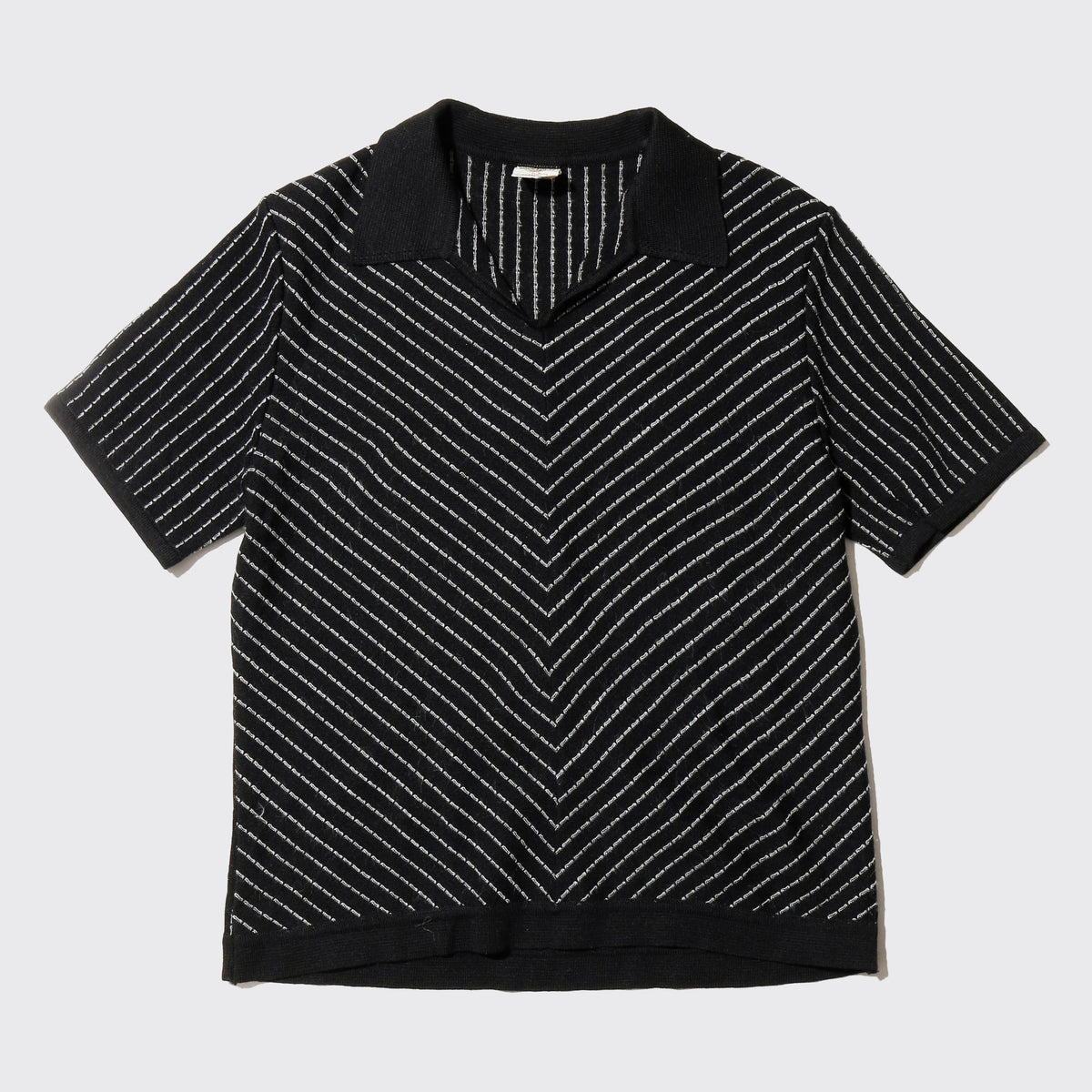 vintage 70-80's diagonal skipper polo h/s