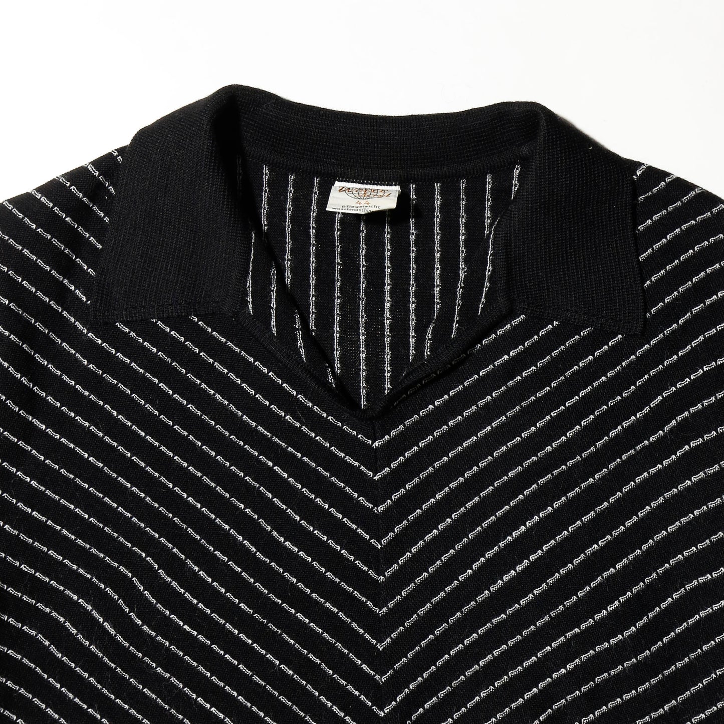 vintage 70-80's diagonal skipper polo h/s