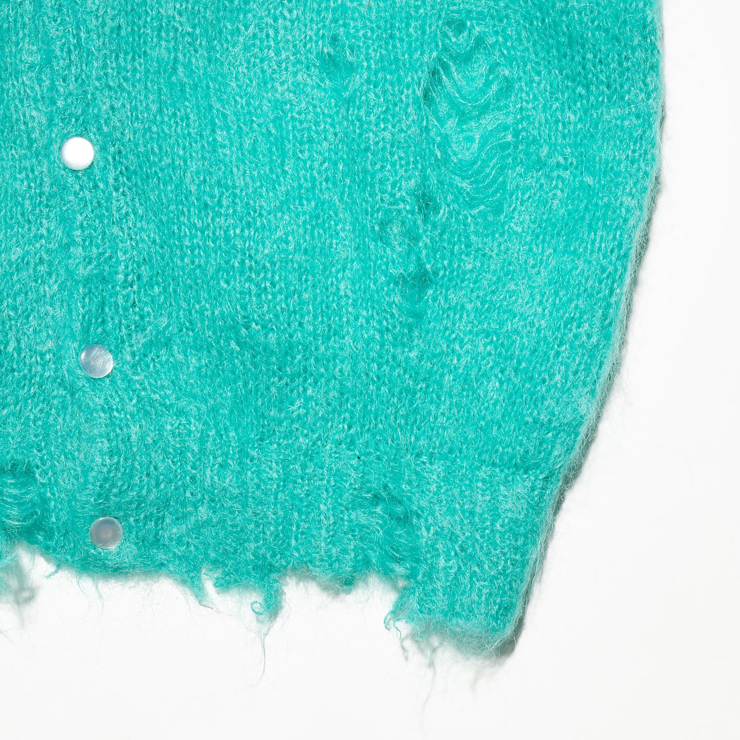 *one-off Irish hand knit broken mohair cardigan