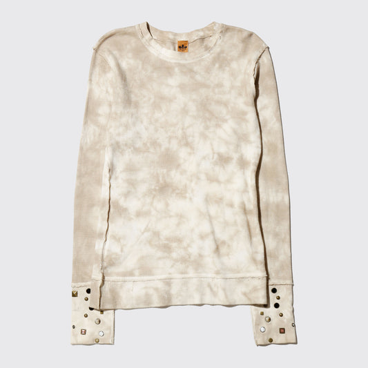 vintage acid studs cuffs thermal l/s