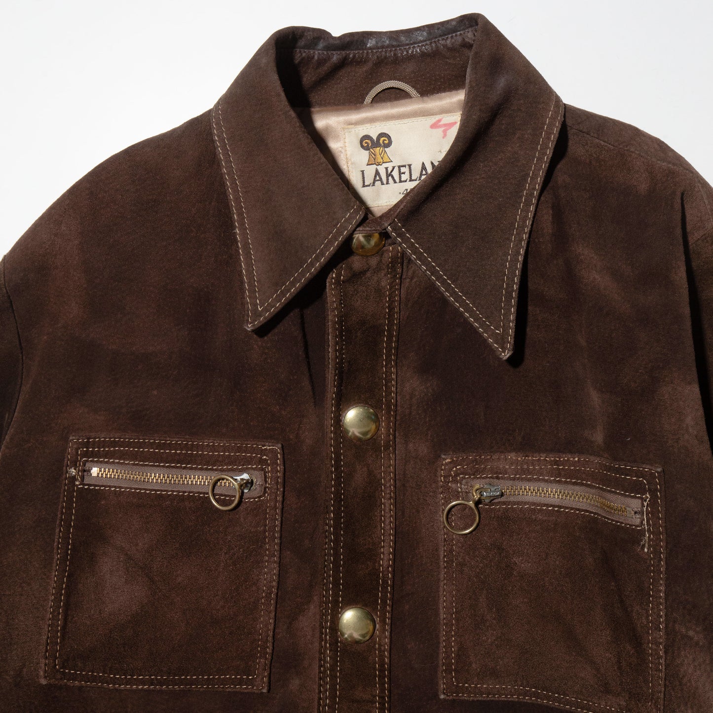 vintage 70's 4p suede jacket