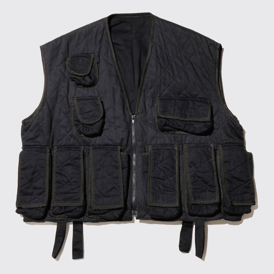 vintage tactical quilting vest
