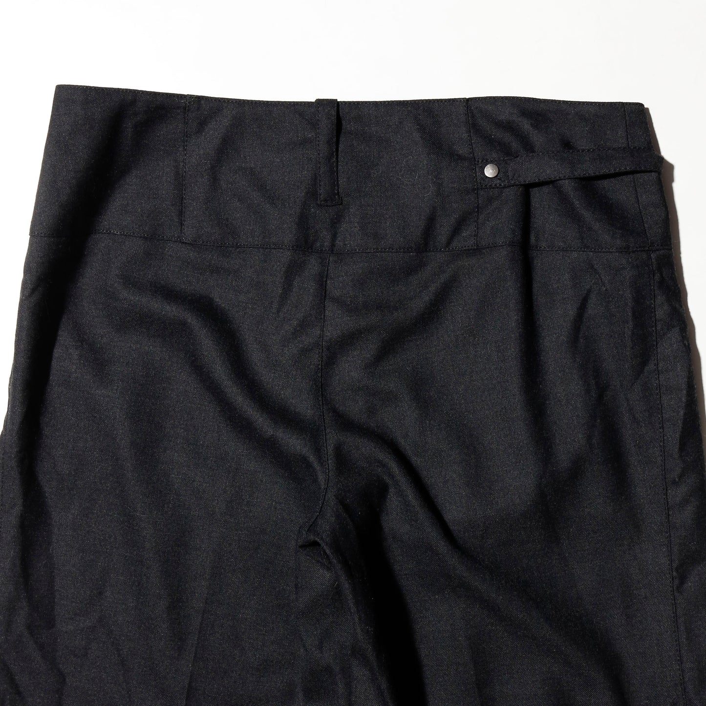 vintage low rise wrapped flare slacks
