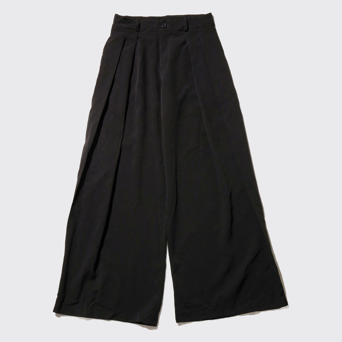 vintage pleats tucked wide slacks