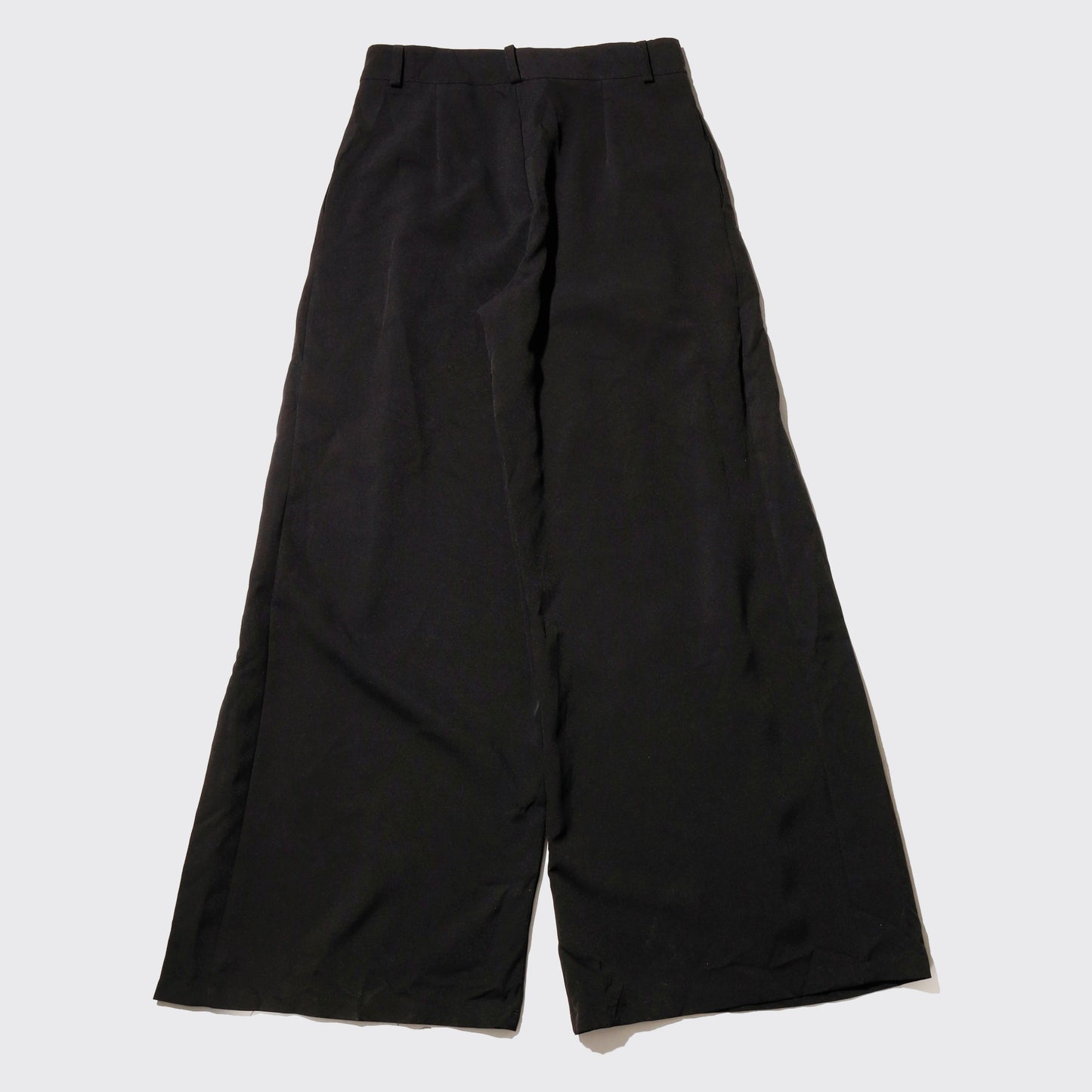 vintage pleats tucked wide slacks
