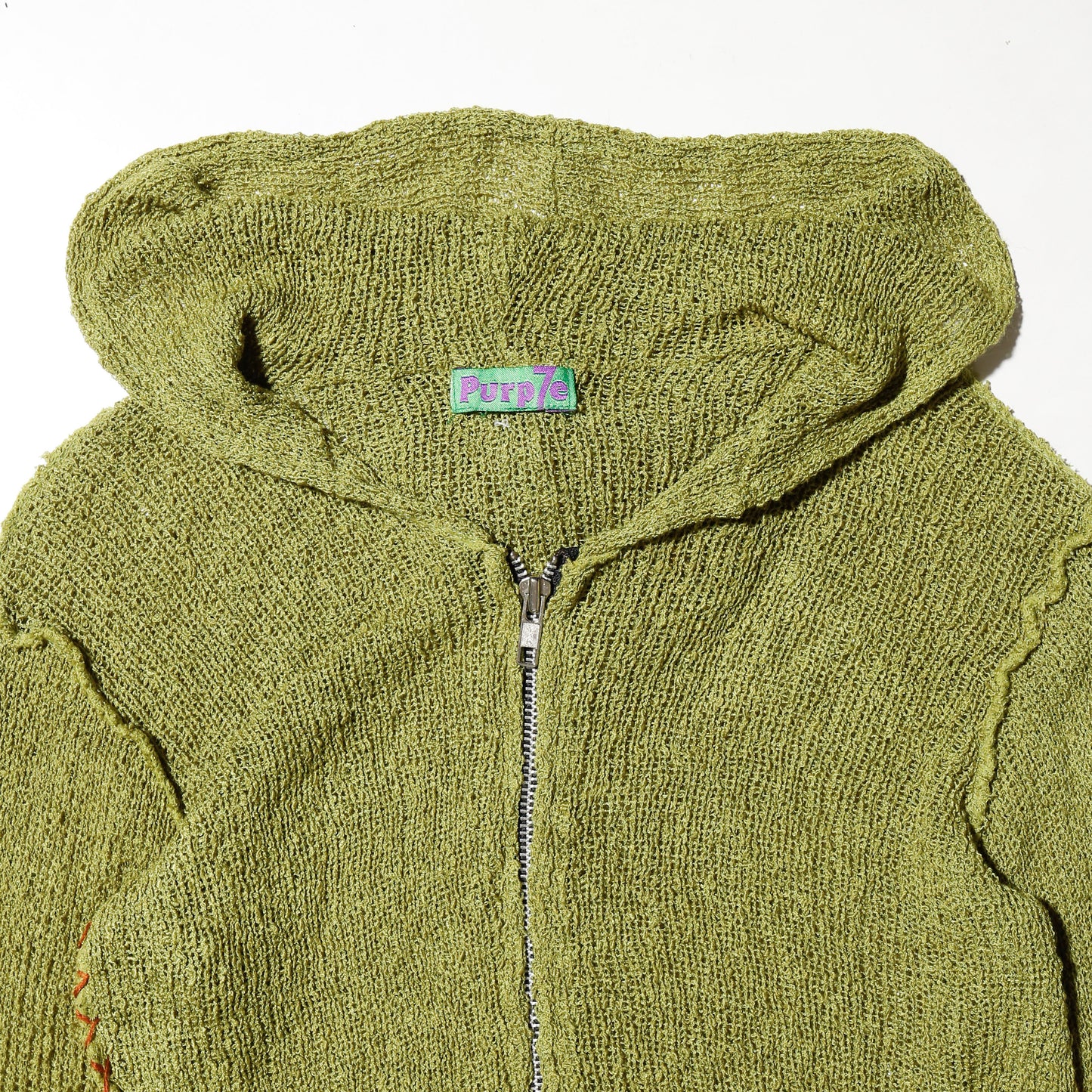 vintage cropped cult knit hoodie