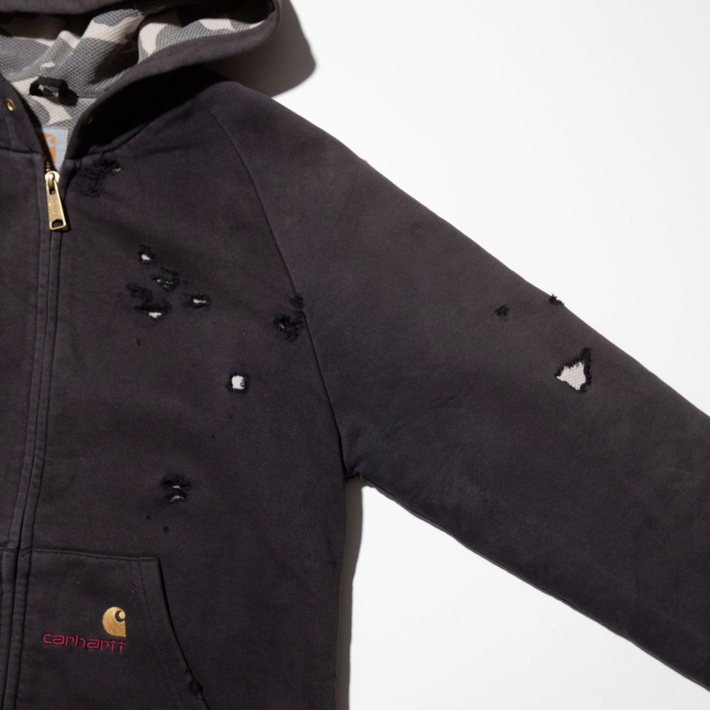 vintage 90's carhartt broken sweat active jacket