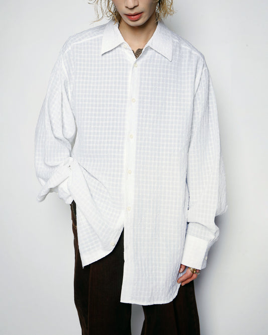 vintage dobby textured shirt