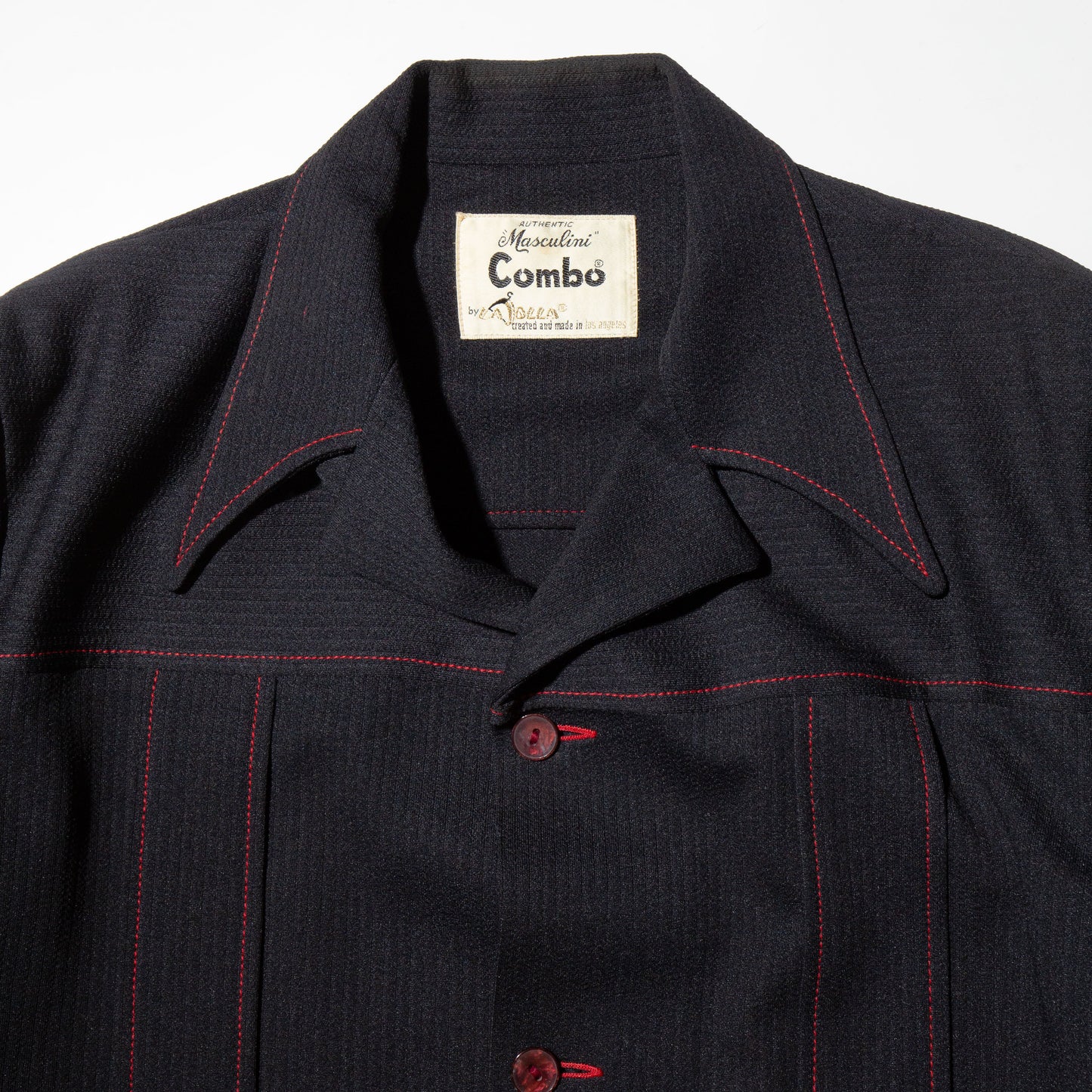 vintage open collar jacket