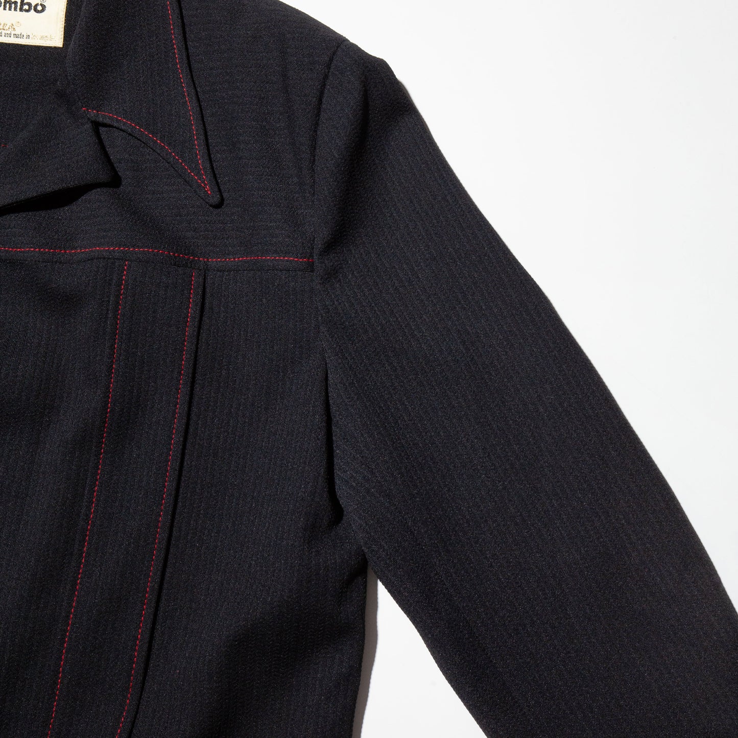 vintage open collar jacket