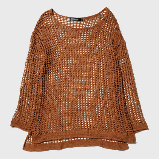vintage fish net loose pullover