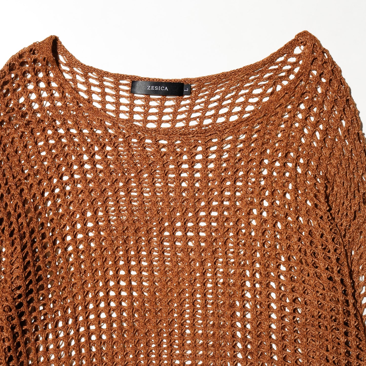 vintage fish net loose pullover