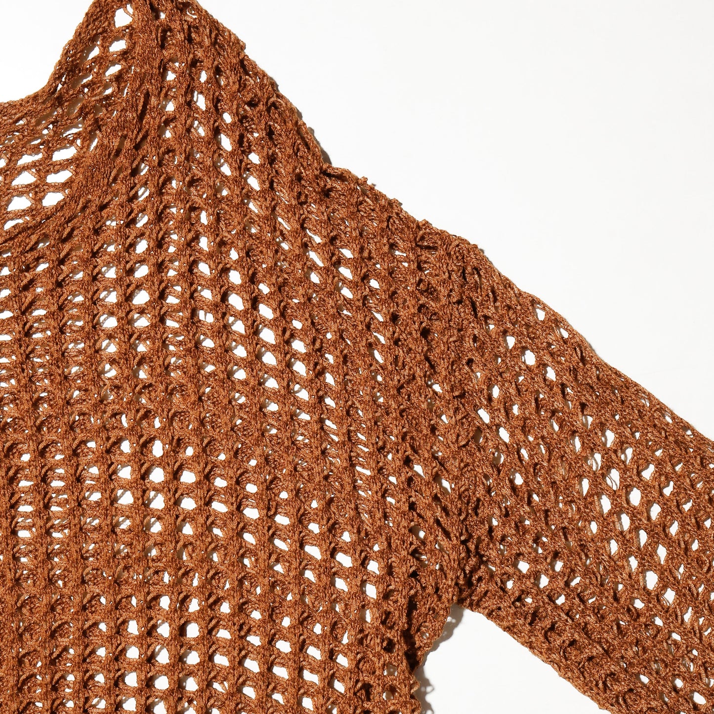 vintage fish net loose pullover