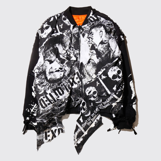 *one-off anti boot bomber jacket