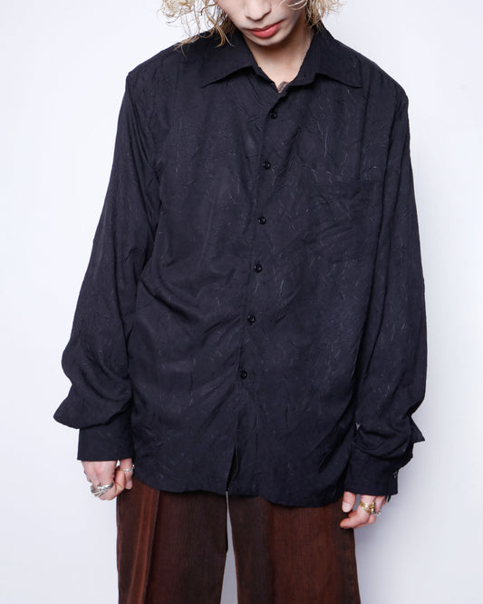 vintage wrinkle textured shirt