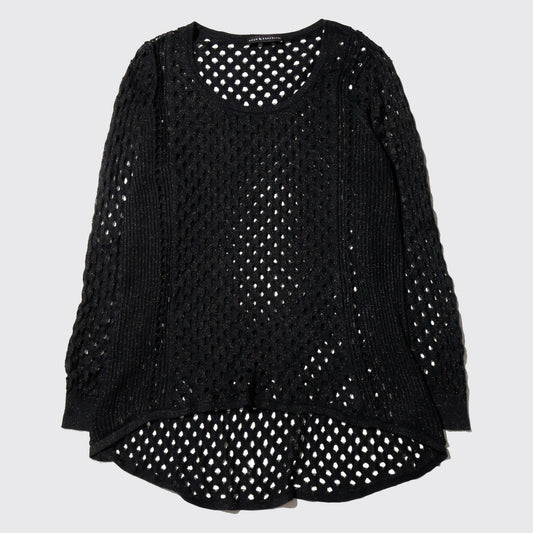 vintage hole lame pullover