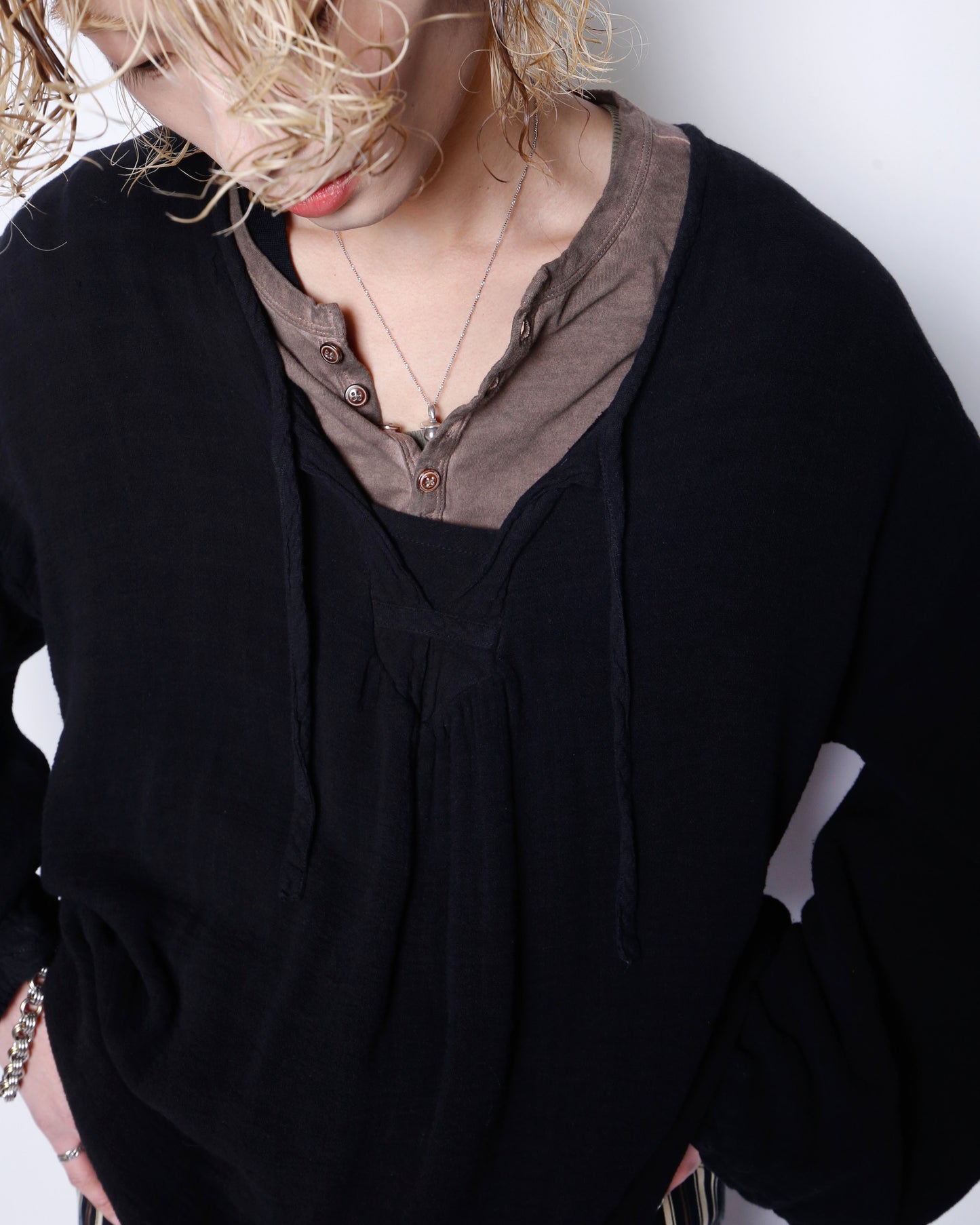 vintage gauze tunic pullover