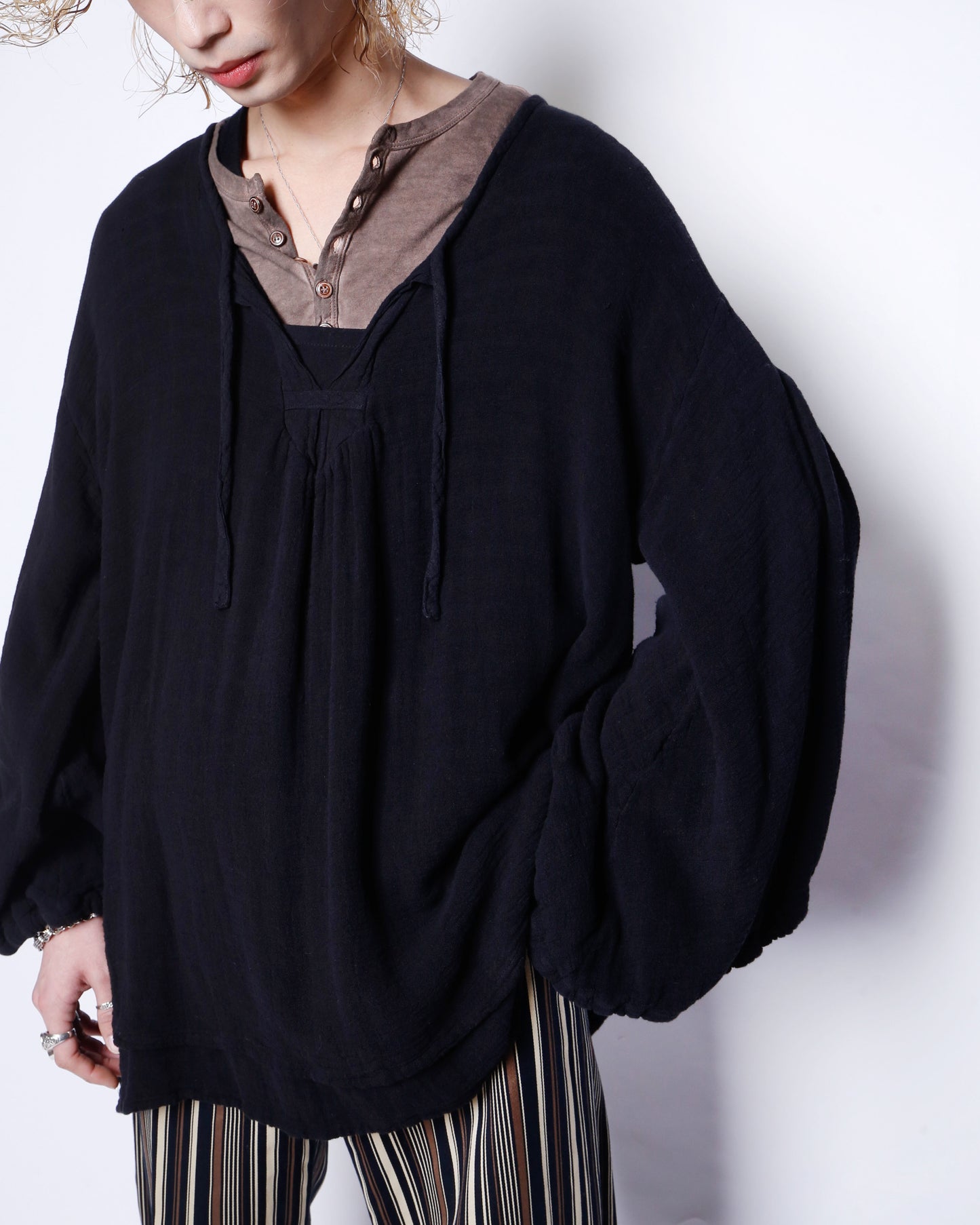 vintage gauze tunic pullover