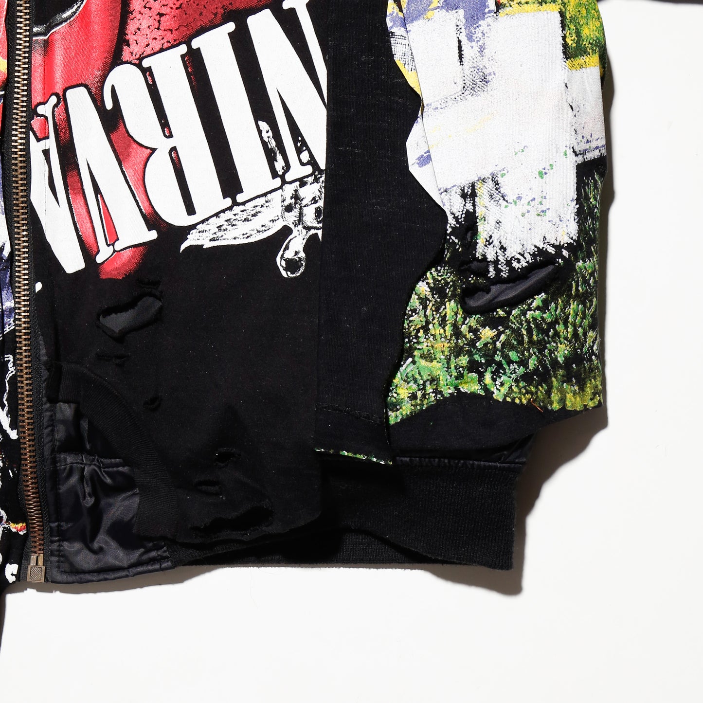 *one-off anti boot bomber jacket