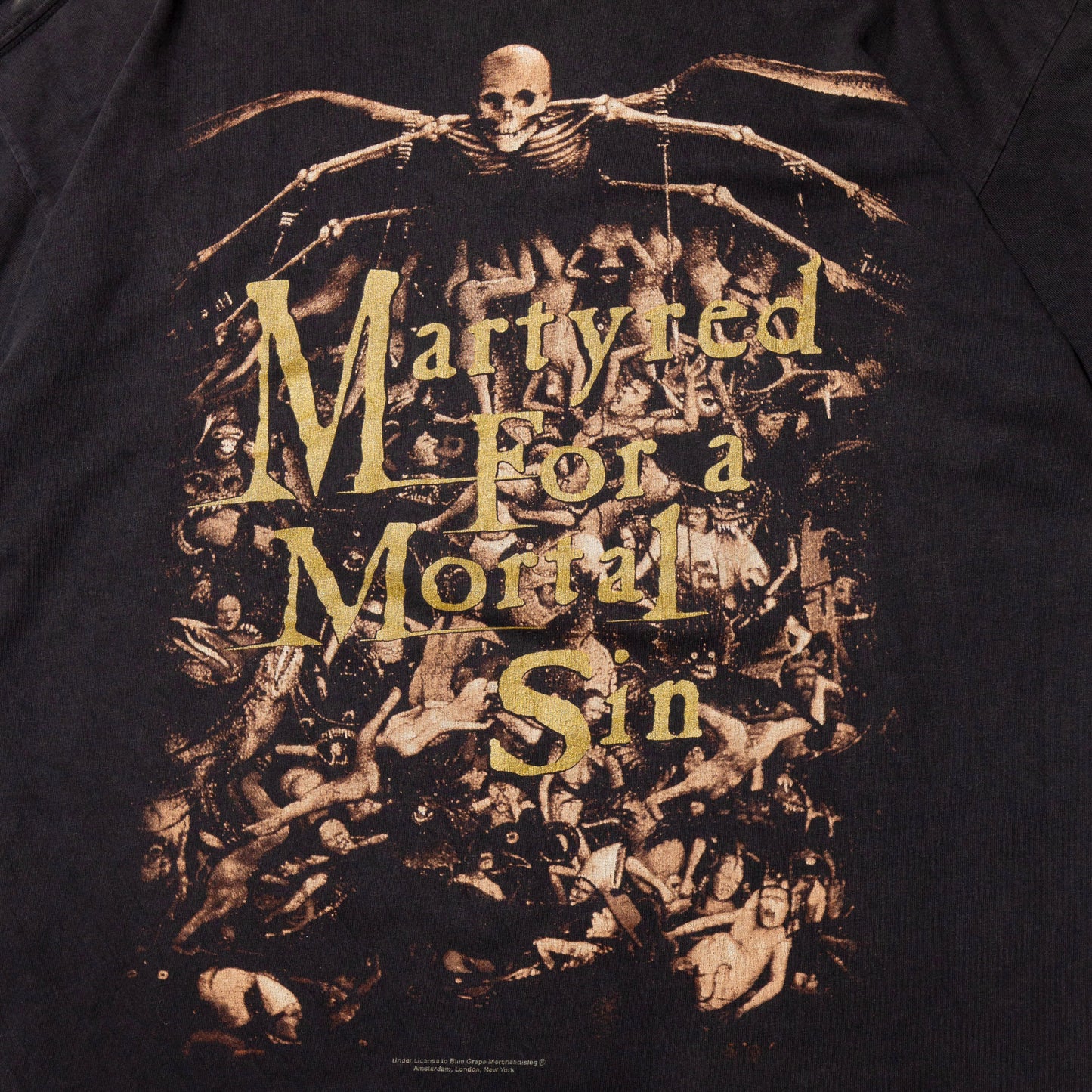 vintage 1997's Cradle Of Filth "Martyred For a Mortal Sin" t-shirt